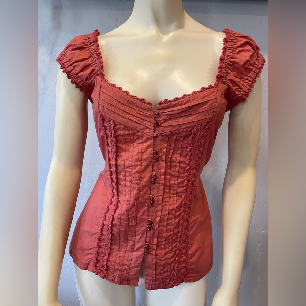 Elegant Pink Women's Top